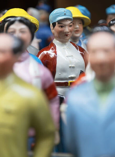 Figurines at Cat Street Antiques Market, Central, Hong Kong