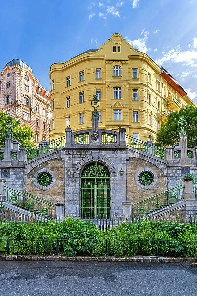 Fillgraderstiege staircase, Vienna, Austria