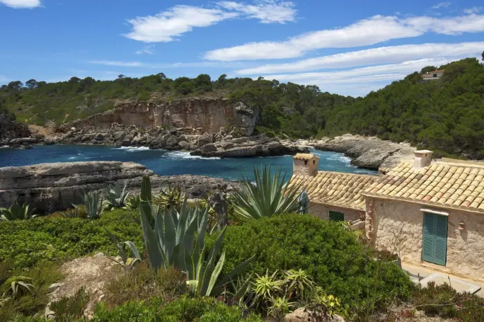 Framed Print : Finca, Cala Sa'Amonia, Sa'Almunia, Majorca, Balearics, Spain Framed Print : Finca, Cala Sa'Amonia, Sa'Almunia, Majorca, Balearics, Spain