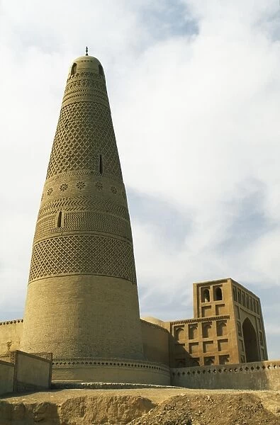 Finished in 1778 AD, the Emin Minaret comprises sun-dried bricks tapering in geometric