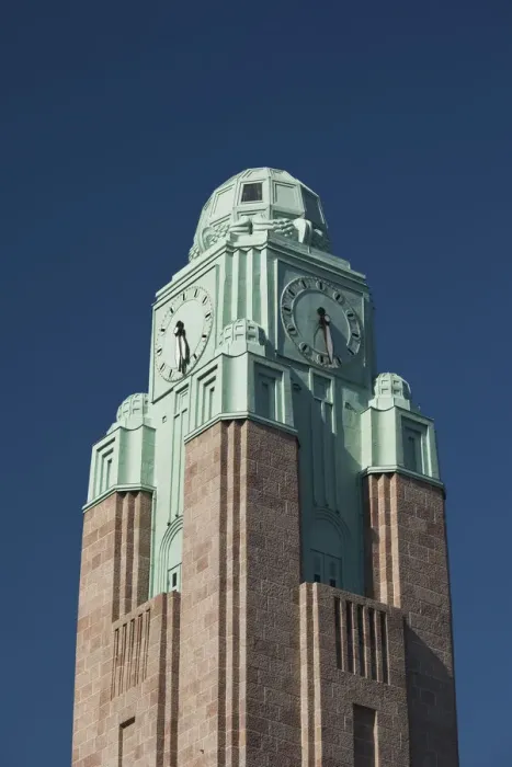 Framed Print : Finland, Helsinki, Rautatieasema, Helsinki Railroad Station, b. 1914, tower, daytime Framed Print : Finland, Helsinki, Rautatieasema, Helsinki Railroad Station, b. 1914, tower, daytime