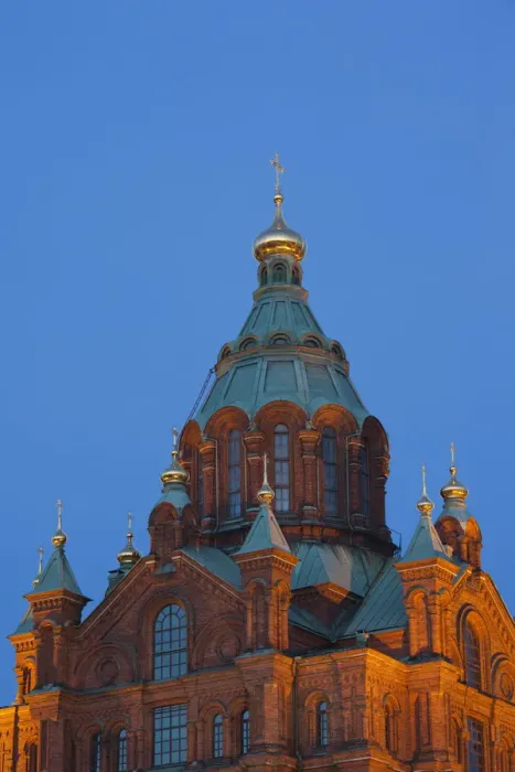 Framed Print : Finland, Helsinki, Uspenski Orthodox Cathedral, evening Framed Print : Finland, Helsinki, Uspenski Orthodox Cathedral, evening