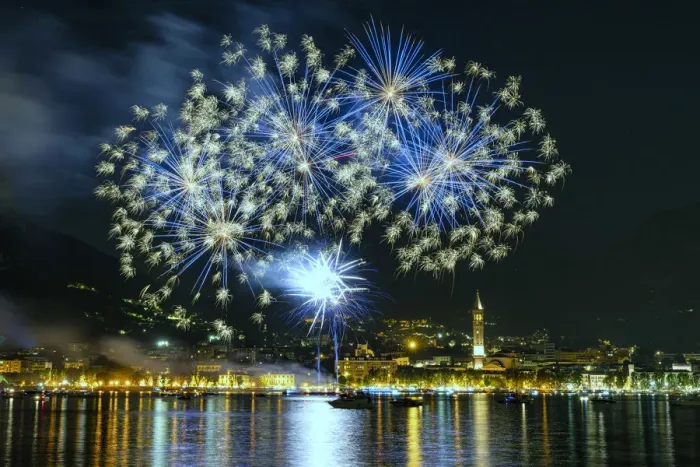 Framed Print : Fireworks during the traditional blessing of the lake, Lecco, Lecco province, Lombardia Framed Print : Fireworks during the traditional blessing of the lake, Lecco, Lecco province, Lombardia