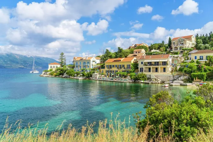 Framed Print : Fiscardo, Kefalonia, Ionian Islands, Greek Islands, Greece