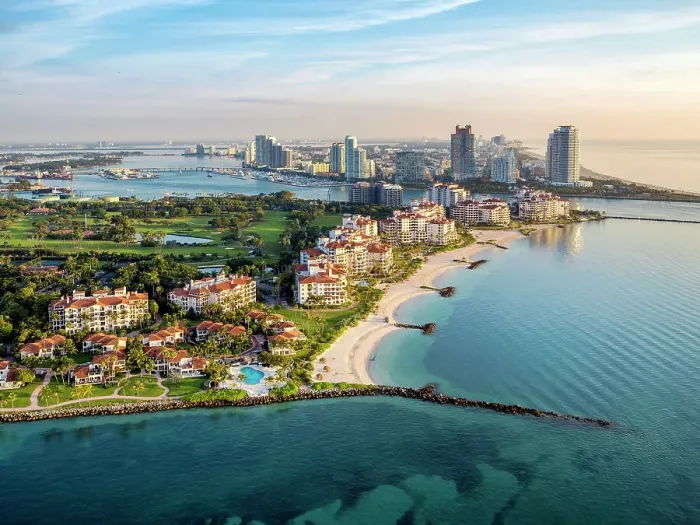 Framed Print : Fisher Island, private luxury Island, Miami, Florida, USA Framed Print : Fisher Island, private luxury Island, Miami, Florida, USA