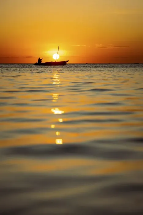 Framed Print : Fisherman returning home on dhow at sunset, , Indian Ocean, Zanzibar, Tanzania Framed Print : Fisherman returning home on dhow at sunset, , Indian Ocean, Zanzibar, Tanzania