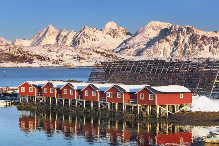 Framed Print : Fishermen hut in Svolvaer - Norway, Nordland, Lofoten, Austvagoya, Svolvaer Framed Print : Fishermen hut in Svolvaer - Norway, Nordland, Lofoten, Austvagoya, Svolvaer