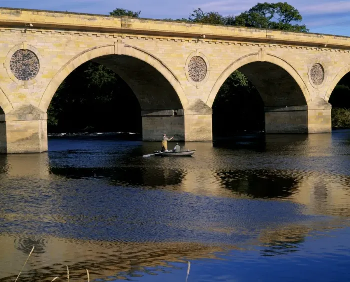 Framed Print : Fishermen on the River Tweed at Coldstream Framed Print : Fishermen on the River Tweed at Coldstream