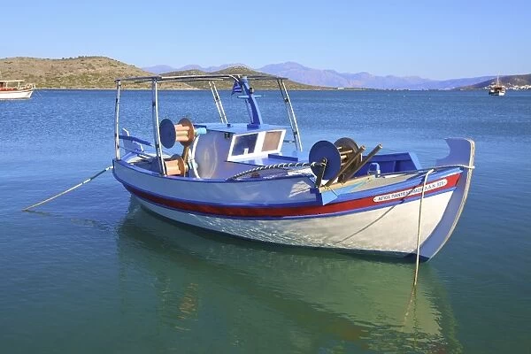 Fishing Boat, Crete, Greek Islands, Greece, Europe