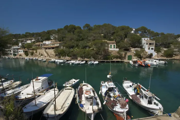Framed Print : Fishing boats in Cala Figuera, Majorca, Balearic Islands, Spainn Framed Print : Fishing boats in Cala Figuera, Majorca, Balearic Islands, Spainn