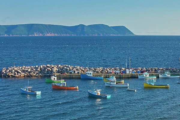 FIshing boats. Cape Breton Island. Nova Scotia, Canada