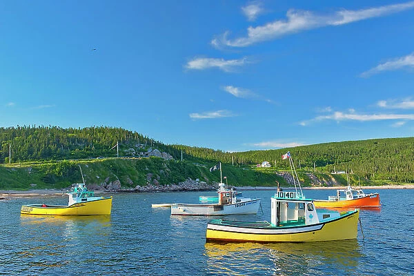 FIshing boats. Cape Breton Island. Nova Scotia, Canada
