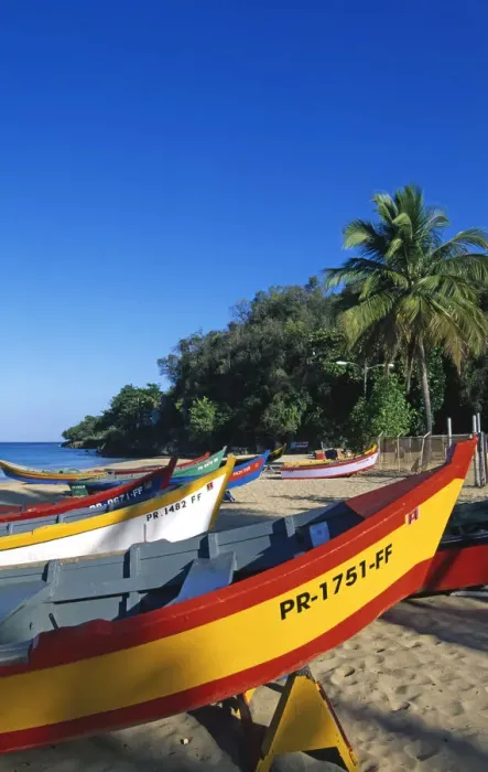 Framed Print : Fishing boats on Crash Boat Beach, Aguadilla, Puerto Rico, Caribbean Framed Print : Fishing boats on Crash Boat Beach, Aguadilla, Puerto Rico, Caribbean