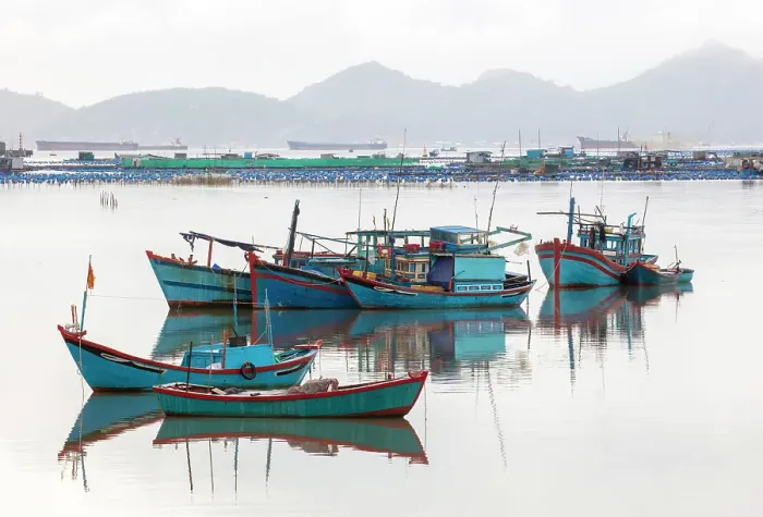Framed Print : Fishing boats, Phu Yen Province, Vietnam Framed Print : Fishing boats, Phu Yen Province, Vietnam