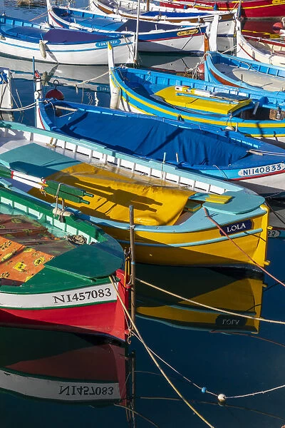 Fishing Boats in Port Lympia, Nice, South of France