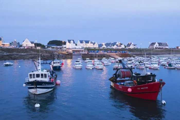 Framed Print : Fishing boats at Trevignon harbour, Tregunc, Quimper, Finistere, Britanny, France Framed Print : Fishing boats at Trevignon harbour, Tregunc, Quimper, Finistere, Britanny, France