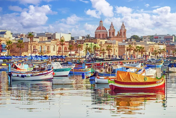 Framed Print : Fishing Harbor of Marsaxlokk, Malta Framed Print : Fishing Harbor of Marsaxlokk, Malta