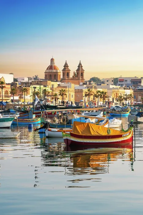Framed Print : Fishing Harbor of Marsaxlokk, Malta Framed Print : Fishing Harbor of Marsaxlokk, Malta