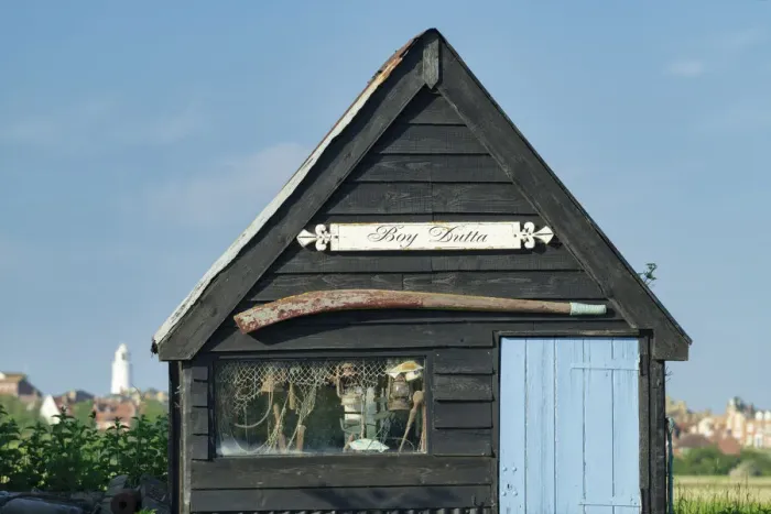 Framed Print : Fishing Hut, Southwold, Suffolk, England Framed Print : Fishing Hut, Southwold, Suffolk, England