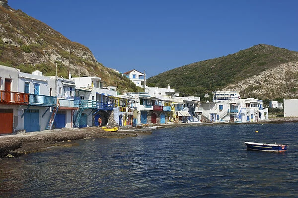 Fishing village Klima, Milos, Cyclades, Greece