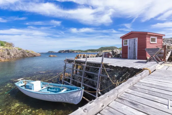 Framed Print : Fishing village of Salvage, Newfoundland, Newfoundland and Labrador, Canada Framed Print : Fishing village of Salvage, Newfoundland, Newfoundland and Labrador, Canada