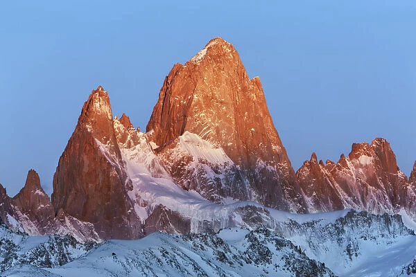Fitzroy Mountains - Argentina, Santa Cruz, Los Glaciares, El Chalten, Mount Fitz Roy