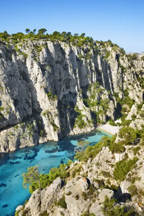 Framed Print : Fjord landscape in the Calanques - France, Provence-Alpes-Cote d Azur Framed Print : Fjord landscape in the Calanques - France, Provence-Alpes-Cote d Azur