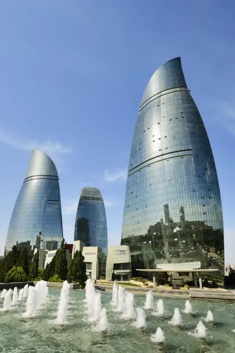Framed Print : The Flame Towers. Baku, Azerbaijan Framed Print : The Flame Towers. Baku, Azerbaijan