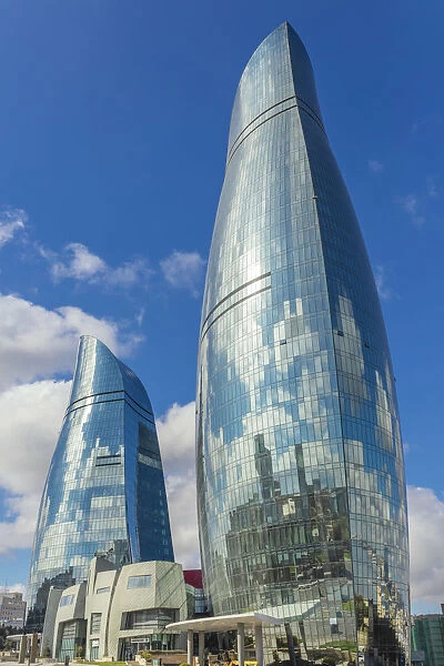 Flame Towers skyscrapers, 2013, Baku, Azerbaijan