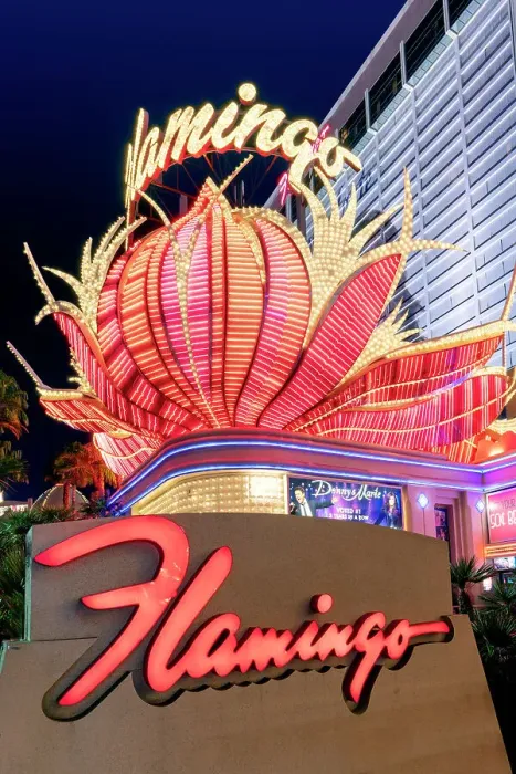 Framed Print : Flamingo Hotel and Casino. Las Vegas, Nevada United States, USA