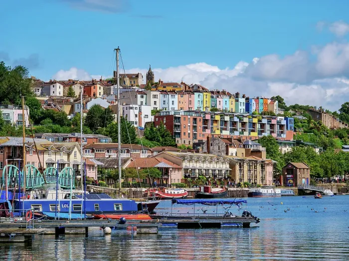 Framed Print : Floating Harbour, Bristol, England, United Kingdom