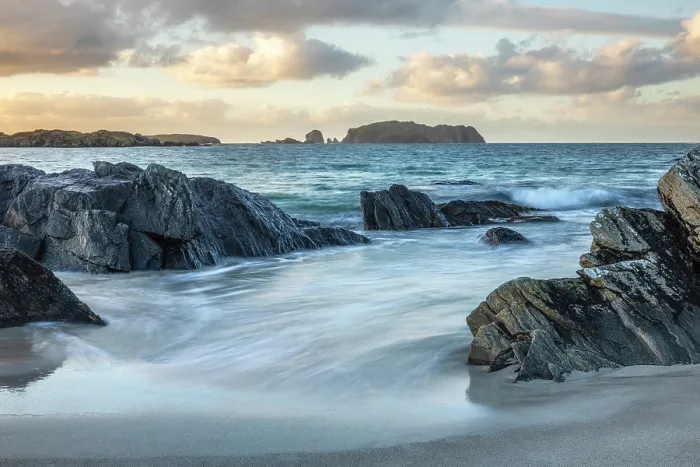 Framed Print : Flodaigh island from Bostadh, Great Bernera, Isle of Lewis, Outer Hebrides, Scotland, UK, February 2025 Framed Print : Flodaigh island from Bostadh, Great Bernera, Isle of Lewis, Outer Hebrides, Scotland, UK, February 2025