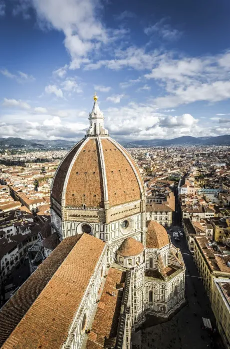 Framed Print : Florence, Tuscany, Italy, aerial view of the city with Cathedral and the Brunelleschi Framed Print : Florence, Tuscany, Italy, aerial view of the city with Cathedral and the Brunelleschi