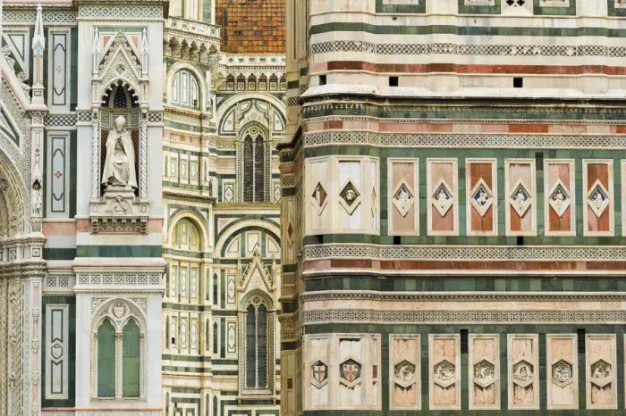 Framed Print : Florence, Tuscany, Italy. Details of the Cathedrals architecture Framed Print : Florence, Tuscany, Italy. Details of the Cathedrals architecture