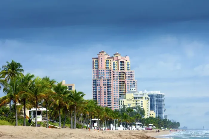 Framed Print : Florida, Fort Lauderdale, Beach Framed Print : Florida, Fort Lauderdale, Beach