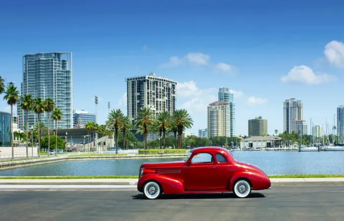Framed Print : Florida, Saint Petersburg, Pinellas County, 1930s Ford Coupe, Classic Car, Tampa Bay Framed Print : Florida, Saint Petersburg, Pinellas County, 1930s Ford Coupe, Classic Car, Tampa Bay