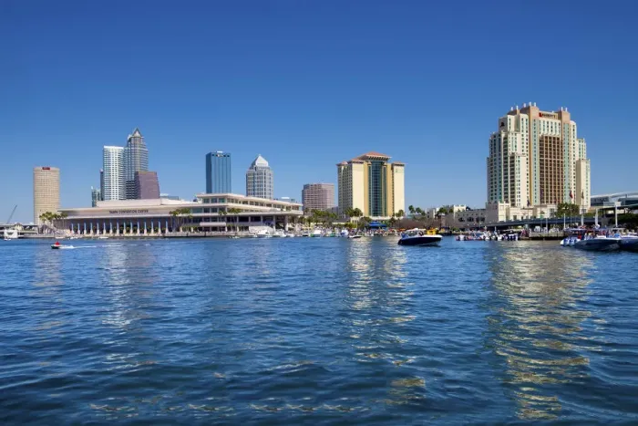 Framed Print : Florida, Saint Petersburg, Tampa, Downtown, Hillsborough River, Tampa Bay Framed Print : Florida, Saint Petersburg, Tampa, Downtown, Hillsborough River, Tampa Bay