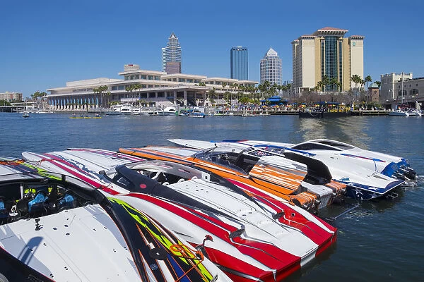 Florida, Saint Petersburg, Tampa, Downtown, Hillsborough River, Tampa Bay, Race Boats