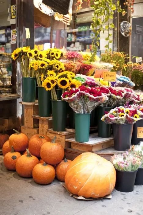 Framed Print : Flower shop, Manhattan, New York City, USA Framed Print : Flower shop, Manhattan, New York City, USA