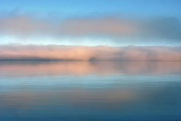 Framed Print : Fog on Lake Superior at sunrise Rossport, Ontario, Canada Framed Print : Fog on Lake Superior at sunrise Rossport, Ontario, Canada
