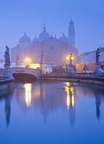 foggy dawn in Padua, Veneto, Italy