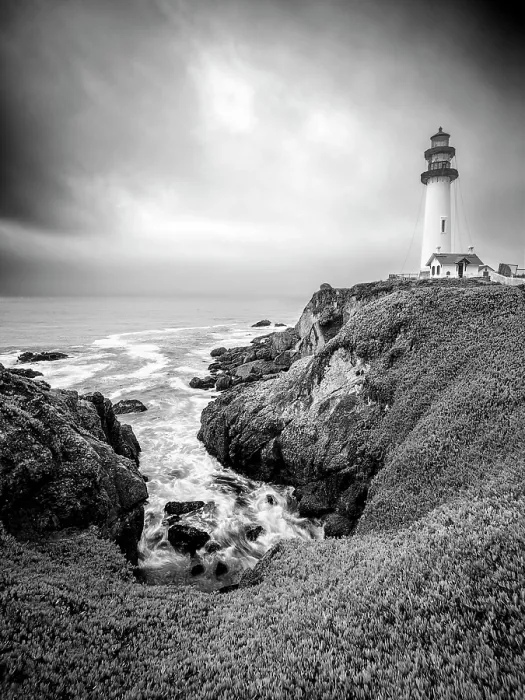 Framed Print : Foggy Pigeon Point Lighthouse, Pigeon Point Light Station, State Historic Park, Pescadero, California, USA Framed Print : Foggy Pigeon Point Lighthouse, Pigeon Point Light Station, State Historic Park, Pescadero, California, USA