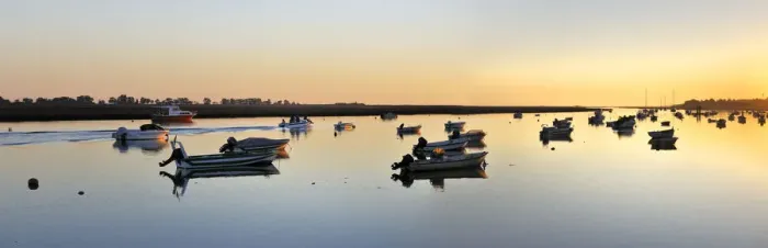 Framed Print : Formosa river Natural Reserve in Santa Luzia, Algarve. Portugal