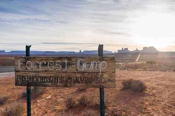 Forrest Gump Point, Mexican Hat, Monument Valley, Utah, USA