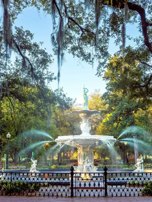 Framed Print : Forsyth Fountain, Forsyth Park Savannah, Georgia, USA Framed Print : Forsyth Fountain, Forsyth Park Savannah, Georgia, USA