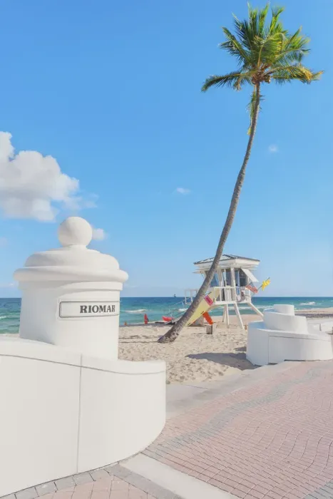 Framed Print : Fort Lauderdale beach, Fort Lauderdale, Broward County, Florida, USA