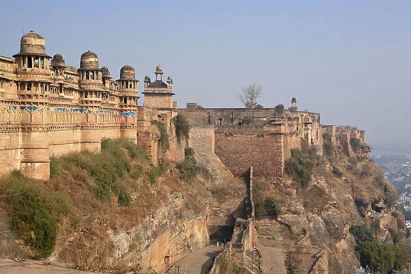 Fort, Man Mandir palace (1500), Gwalior, Madhya Pradesh, India