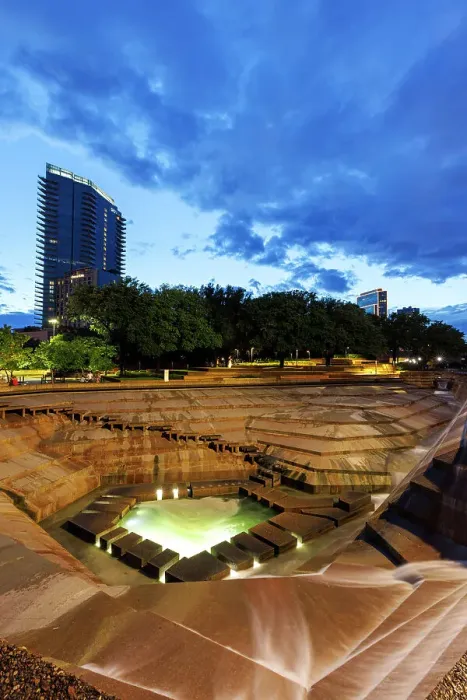Framed Print : Fort Worth Water Gardens, Texas, USA Framed Print : Fort Worth Water Gardens, Texas, USA