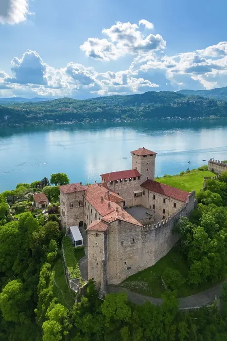 Framed Print : fortress called Rocca di Angera. Angera, Lake Maggiore, Varese district, Lombardy, Italy Framed Print : fortress called Rocca di Angera. Angera, Lake Maggiore, Varese district, Lombardy, Italy