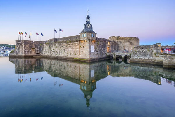 Fortress of Concarneau, Finistere, Brittany, France